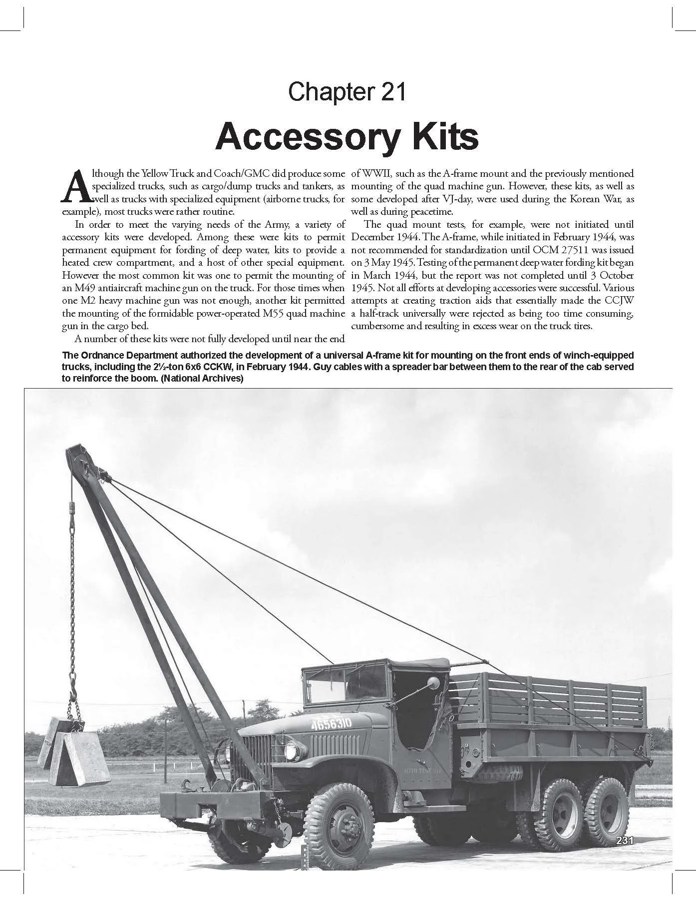 The GMC CCKW Truck in US Service Historical Reference SS80002